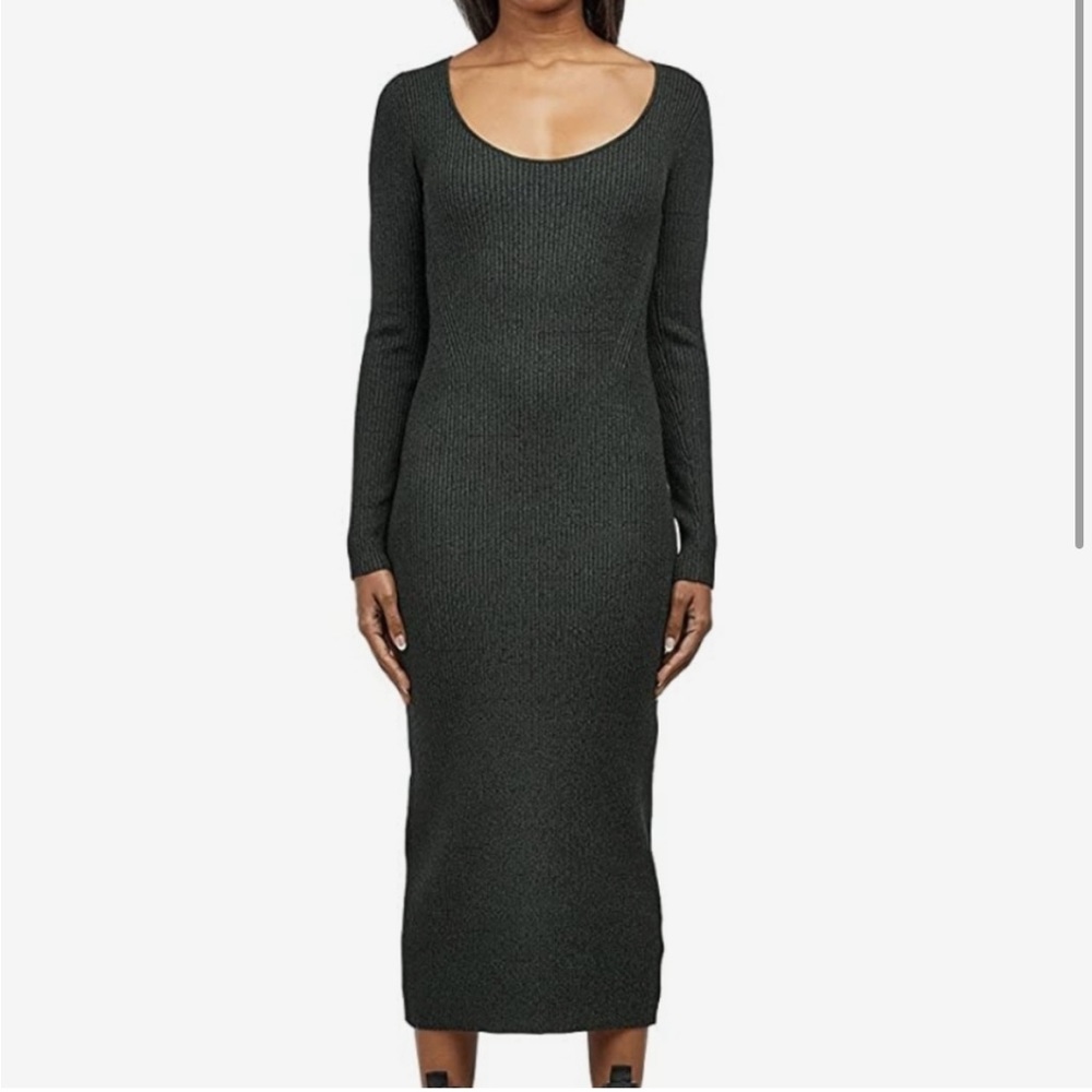 Ganni Melange Knit Dress